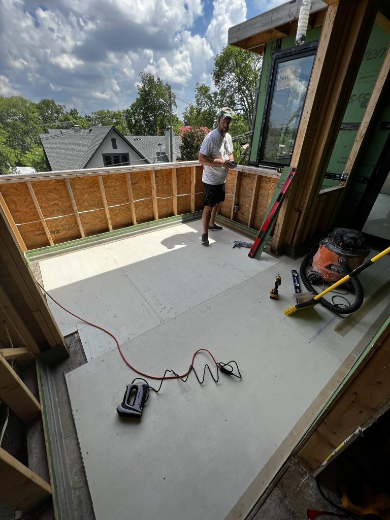 Permadex Rooftop Deck Installation 2702