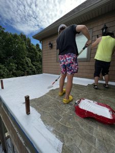 Permadex Rooftop Deck Installation 2974