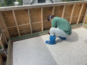 Permadex Rooftop Deck Installation 4435